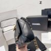 Chanel 19 Hand 2Way Chain Shoulder Bag As1160 Lamb Leather Black Used Women