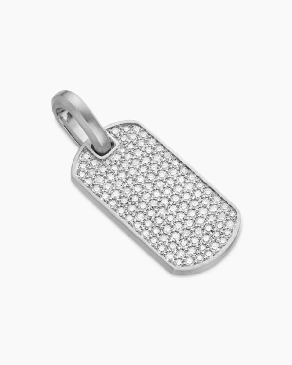 DFB95D24-9019-FEBB-FD25-A862C0282EED.jpg Chevron Tag Sterling Silver with Diamonds, 27mm