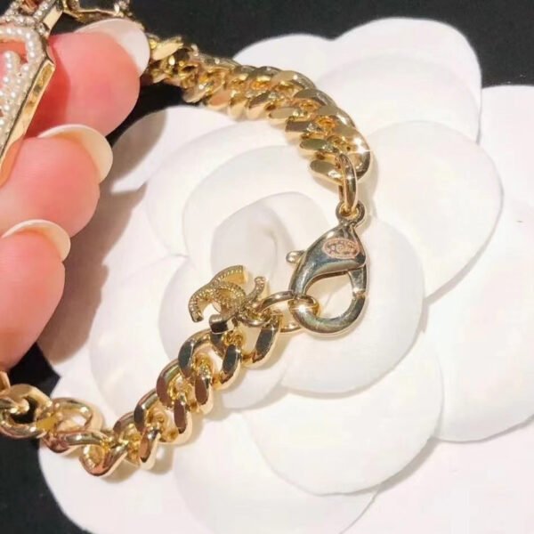 Double C Pearl Bracelet