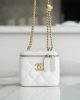 Chanel Small Gold Ball Makeup Bag