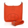 Evelyne PM Bag Feu Orange Palladium Hardware Clemence Leather