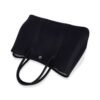 Garden Party 30 Bag Black Vache Country Leather with Palladium Hardware