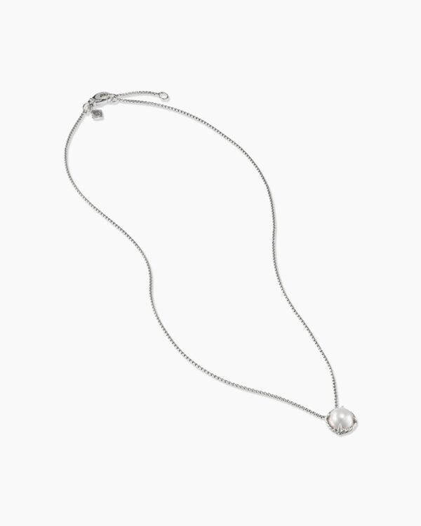 Petite Chatelaine&reg; Necklace Sterling Silver with Pearl, 10mm