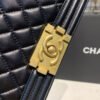 Chanel Boy Handbag Gold Toned Hardware Black For Women, Women&rsquo;s Bags, Shoulder And Crossbody Bags 9.8in/25cm A67086