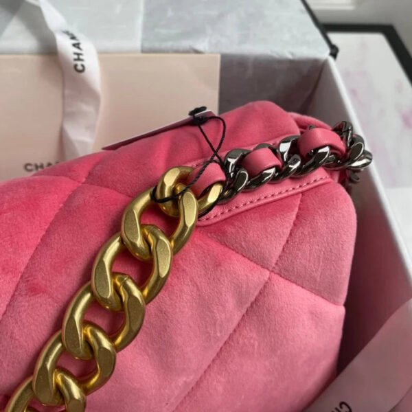 Chanel 19 Large Velvet Flap Bag As1161