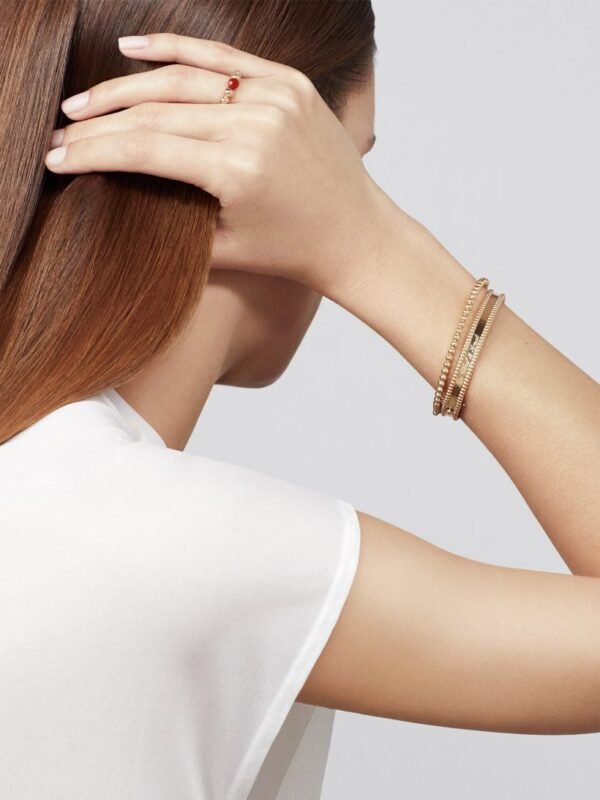 Perlee pearls of gold bracelet, medium model