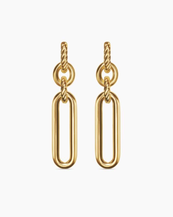 E3FFE4EC-8364-2AD3-F5D8-6E5D019B11D0.jpg Lexington Double Link Drop Earrings 18K Yellow Gold, 53mm