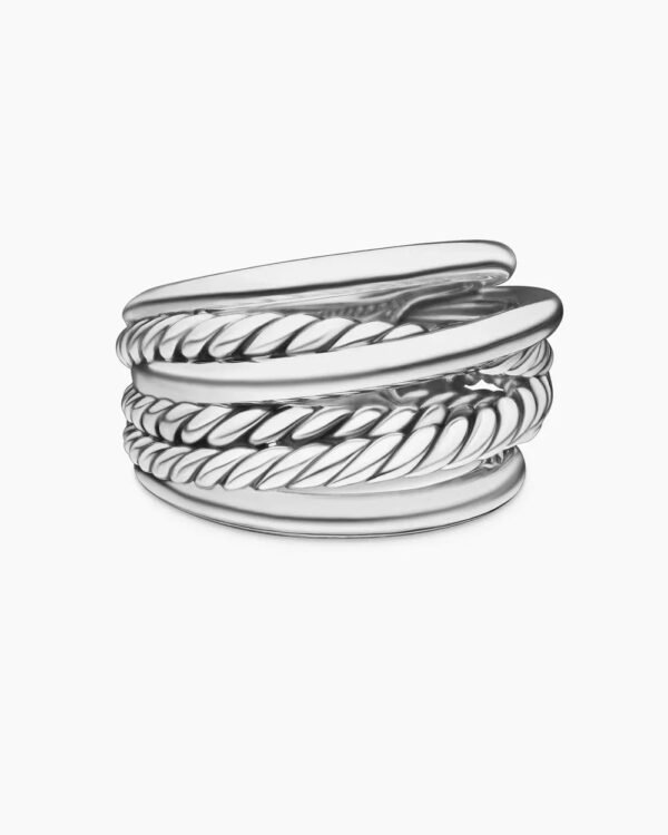 Crossover Ring Sterling Silver - 6