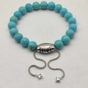 8MM Stretch Rock Crystal Bracelet