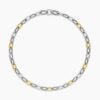 E5A6EB17-E389-B23C-C7C9-96FA83215FA4.jpg DY Madison® Chain Necklace Sterling Silver with 18K Yellow Gold, 8.5mm