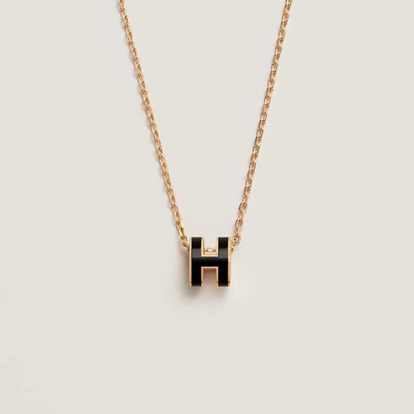 Mini Pop H pendant - Noir