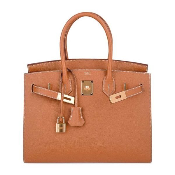 Birkin 30 Sellier Bag Gold Veau Graine Monsieur Laiton Limited Edition