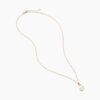 Solari Pendant Necklace 18K Yellow Gold with Pearl and Diamonds, 8mm