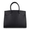 Birkin Sellier Limited Edition 30 Bag Black Veau Graine Monsieur Laiton
