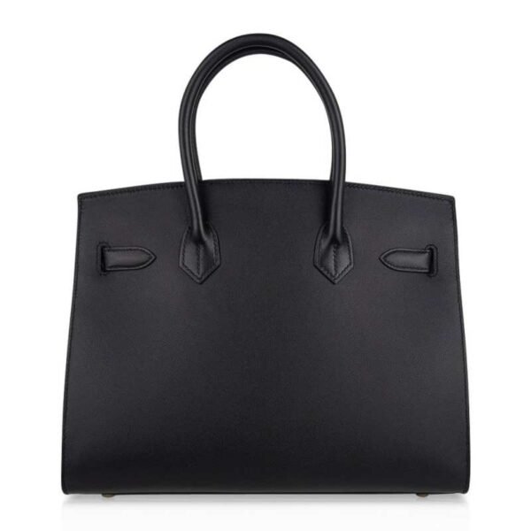 Birkin Sellier Limited Edition 30 Bag Black Veau Graine Monsieur Laiton