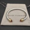 E9F4614B-D6A0-2931-115D-D5DA7A534432.jpg Classic Cable Bracelet Sterling Silver with Garnets crystal and Diamonds, 5mm