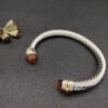 EA1976CF-D88E-CDCA-DD50-FE9604CA886E.jpg Classic Cable Bracelet Sterling Silver with 14K Yellow Gold and Citrine, 5mm