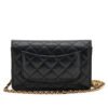 EACD9C1D-144F-E0EF-2010-4C24277CA7A8.jpg Black Caviar Wallet on Chain with Gold Hardware, 2023