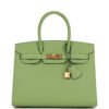 EAEEAC76-FB79-DCCD-D7DD-672F20310294.jpg Birkin 35 Vert Criquet Epsom with Palladium Hardware