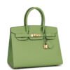 EAF8112F-0722-8FE3-D09B-515C1B844047.jpg Birkin 35 Vert Criquet Epsom with Palladium Hardware