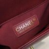 EB975B85-8E2B-917D-85FE-36140AC4887D.jpg Chanel Boy Handbag Gold Toned Hardware Burgundy For Women, Women’s Bags, Shoulder And Crossbody Bags 9.8in/25cm A67086