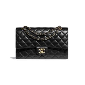 EBAEEA1C-F3D5-7581-754E-ED01B2112D67.jpg Chanel Classic Handbag Lambskin & Gold Metal A01112