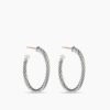 EC3B16C2-6E3F-90C7-D300-A047FFAA1304.jpg Cable Hoop Earrings Sterling Silver, 1in