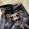EC410D5A-6DF5-C36A-D697-861974C94CEA.jpg Chanel Classic Bucket Bag Gold Toned Hardware Black For Women 7.8in/20cm