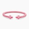 Renaissance&reg; Classic Cable Bracelet Pink Aluminum, 5mm