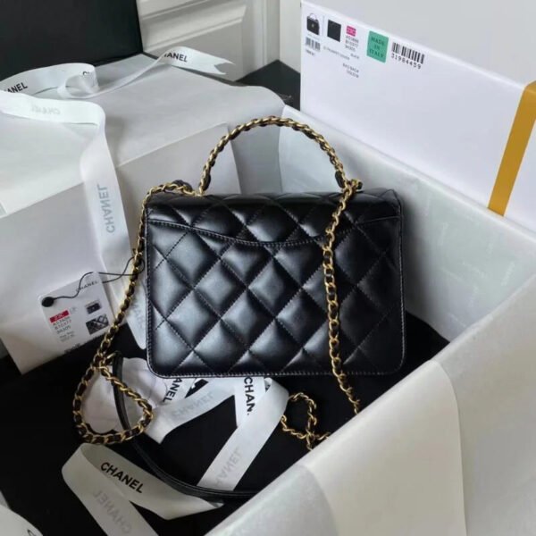 Chanel Mini Flap Bag With Top Handle As3886