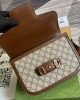 Gucci Horsebit 1955 Canvas Small Shoulder Bag