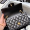Chanel Classic Flap Bag Gold Toned Hardware Black For Women, Women&rsquo;s Bags, Shoulder And Crossbody Bags 7.8in/20cm A01116