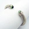 EDDEF2BE-B0D6-3D9D-8F8A-DD8D742ACC71.jpg Classic Cable Bracelet Sterling Silver with Peridot Diamond Sterling 7 MM