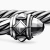 Renaissance&reg; Classic Cable Bracelet Blackened Silver, 5mm