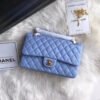 Chanel 1112 Blue Medium Size 2.55 Lambskin Leather Flap Bag