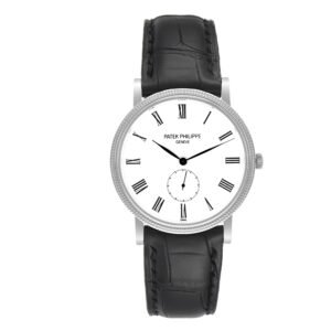 Calatrava White Gold White Dial Mens Watch 5116 5116G