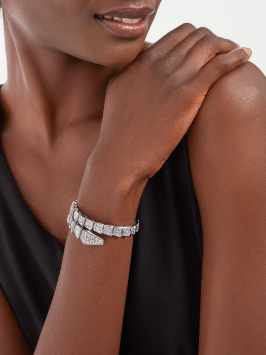 Bvlgari diamond bracelet in plated