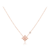 Color Blossom BB Star Pendant, Pink gold, Pink Mother-of-Pearl and diamond
