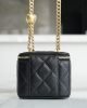 Chanel Small Gold Ball Makeup Bag