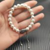 8MM Stretch Rock Crystal Bracelet