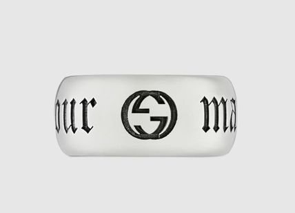 Wide 'maison de l'amour' ring