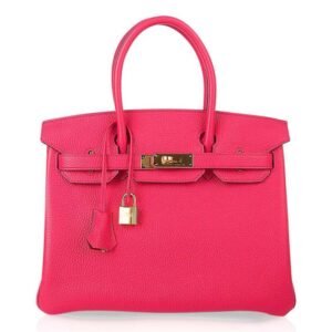 F4B09FEB-6E5F-F6A5-F61E-2C3F2E077C1C.jpg Birkin 30 Bag Rose Extreme Clemence Leather with Gold Hardware