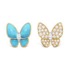 Two Butterfly earrings