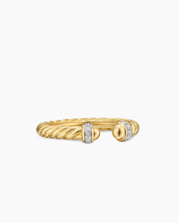 F5D55B62-FB0A-1692-67E9-64181B3A8D1F.jpg Cable Band Open Ring 18K Yellow Gold with Diamonds - 6