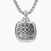 F61CD33C-BE17-2A8A-4734-D1A68FE72DC2.jpg Albion® Pendant Sterling Silver with Black Orchid and Diamonds, 14mm
