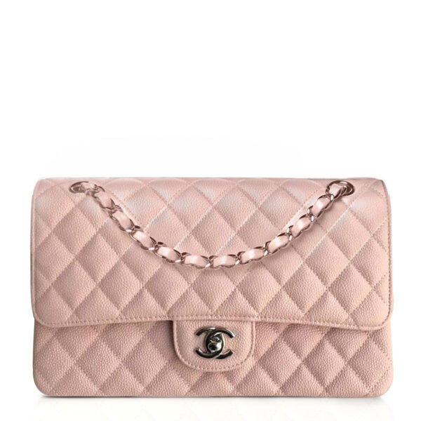 Chanel Caviar Calfskin Classic Flap Bag-Pink