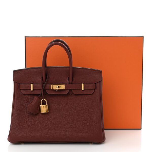 Birkin 35 Rouge H in Togo Leather with Gold Hardware