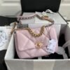 F9E701A2-035F-7D4E-6D82-8EEB8ECE9661.jpg Chanel 19 Handbag AS1160 Pink