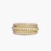 FA2C38A5-352B-9ED8-D43C-353287ACBD22.jpg Pavé Crossover Ring 18K Yellow Gold with Diamonds - 6