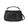 Gucci Blondie Leather Top Handle Black 27x17cm